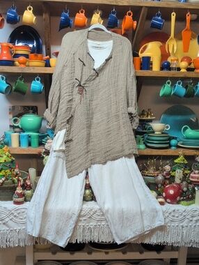 NWTO Cynthia Ashby Linen Pantaloons